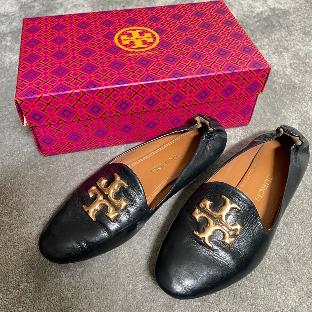 Authentic Tory Burch black flats